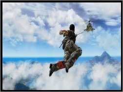 Chmury, Just Cause 2, Helikopter